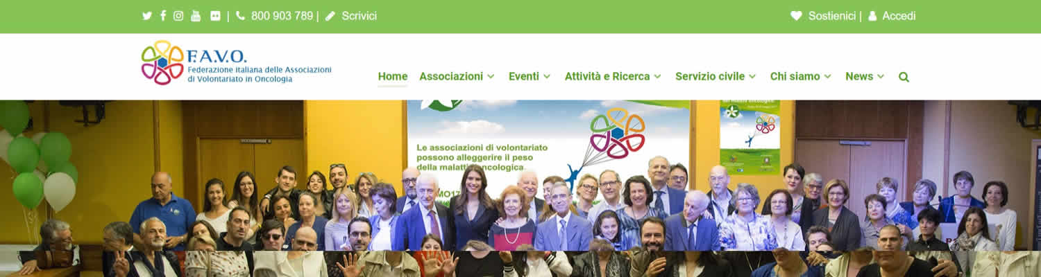 Home - F.A.V.O. - Federazione delle Associazioni di Volontariato - www.favo.it